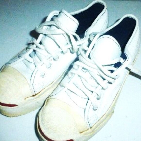 1980's Vintage CONVERSE Running Shoes Size 5.5 JACK BURCELL Converse Sneakers - Picture 3 of 12